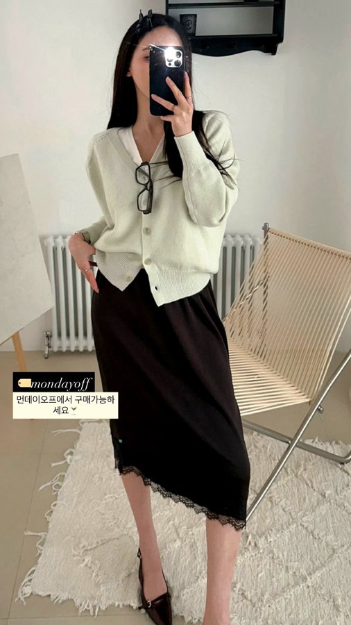Popular Dongdaemun Pakaian wanita Skirt (33)919104741